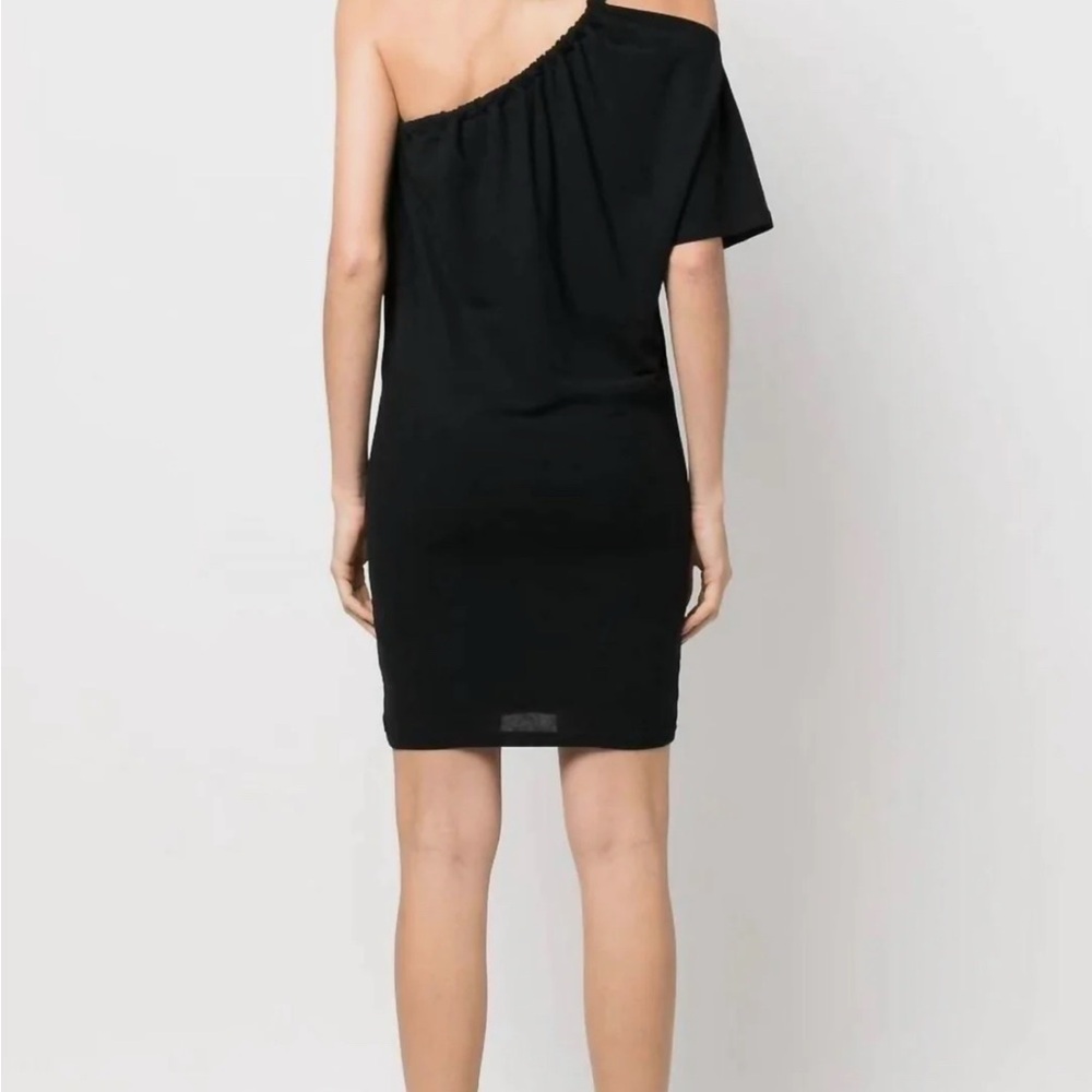 IRO Asymmetrical One-Shoulder Cocktail Dress (Color is Red NOT BLACK)